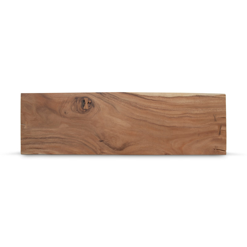 Acacia Wood & Solid Acrylic 60" Modern Console Table