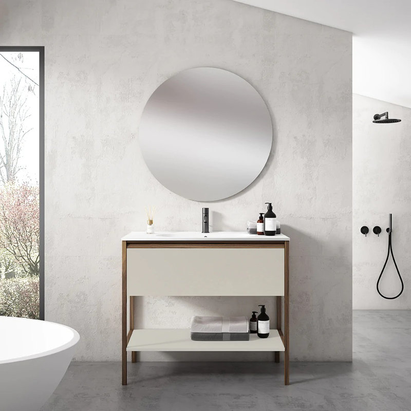 Icon 32" Single Drawer Bathroom Vanity Set, Cotton