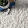 Oguz Power Loom Performance Solid Shag Ivory Rug