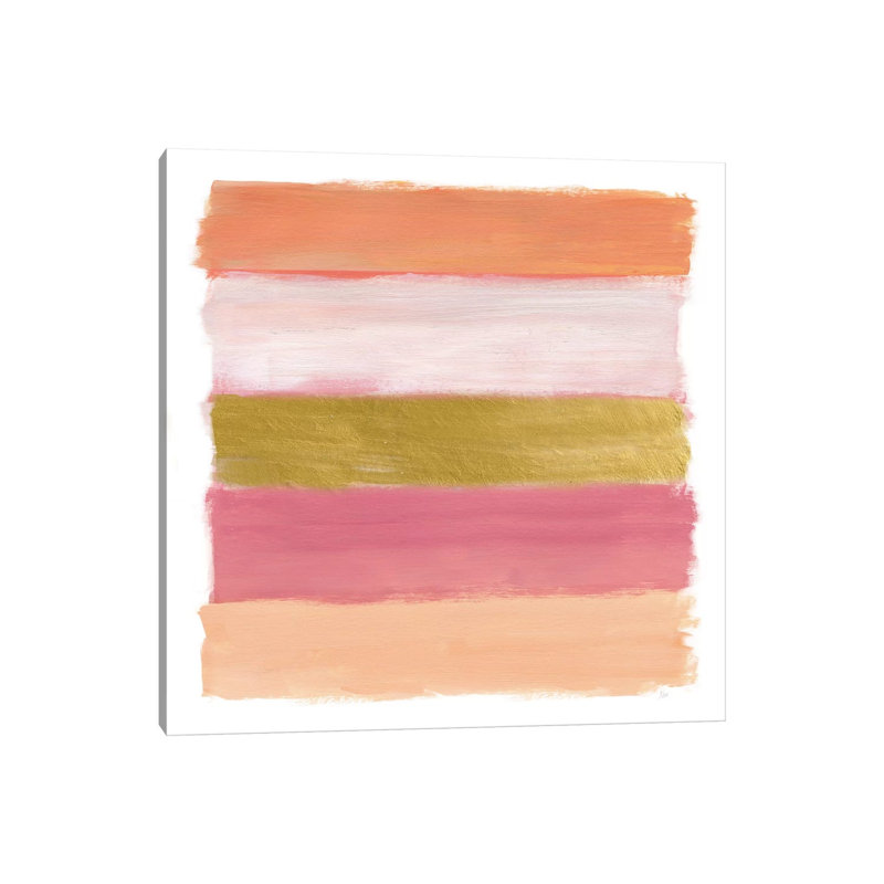 Brush Strokes by Nan - Wrapped Canvas Print, 66.04 cm H x 66.04 cm W x 3.175 cm D
