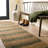Martha Stewart 9525 Hand Tufted 40% Jute; 40% Wool; 20% Cotton Striped Rug-119023217