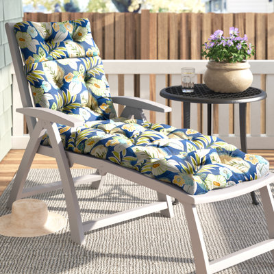 Coussin de chaise longue d'extérieur capitonné Shipton