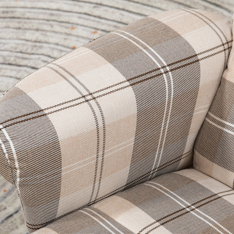 Orderville Upholstered Swivel Recliner with Footstool