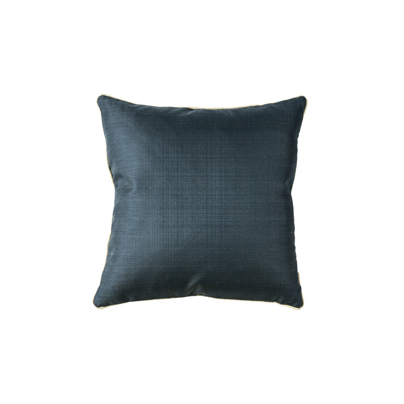 Housse et insert d'oreiller carré, Indigo