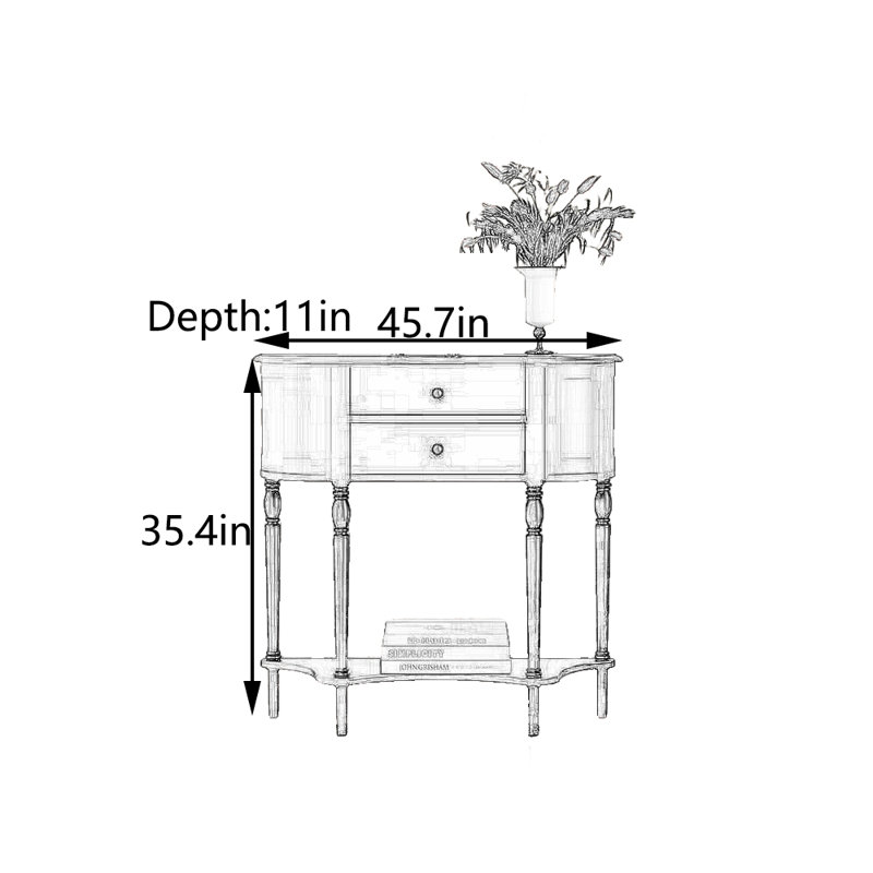 Light French Style Console Table