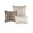 7-Piece Comforter Set Queen Size, Polyester Charmeuse With Pleating Detail & Hypoallergenic Filling, Taupe-122444097