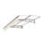 Door Window Awning Canopy 59"X34" - Polycarbonate Roof & Aluminum Brackets Uv80+ Upf50+ Protection Heavy Snow Load Capacity Heat Rain Modern
