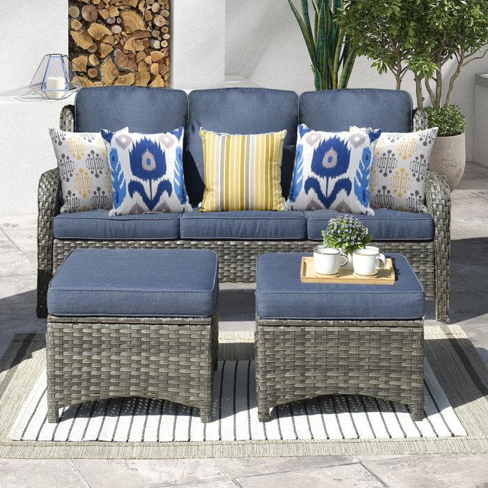 Xizzi Peridot 72.83'' Outdoor Patio Sofa & Reviews 