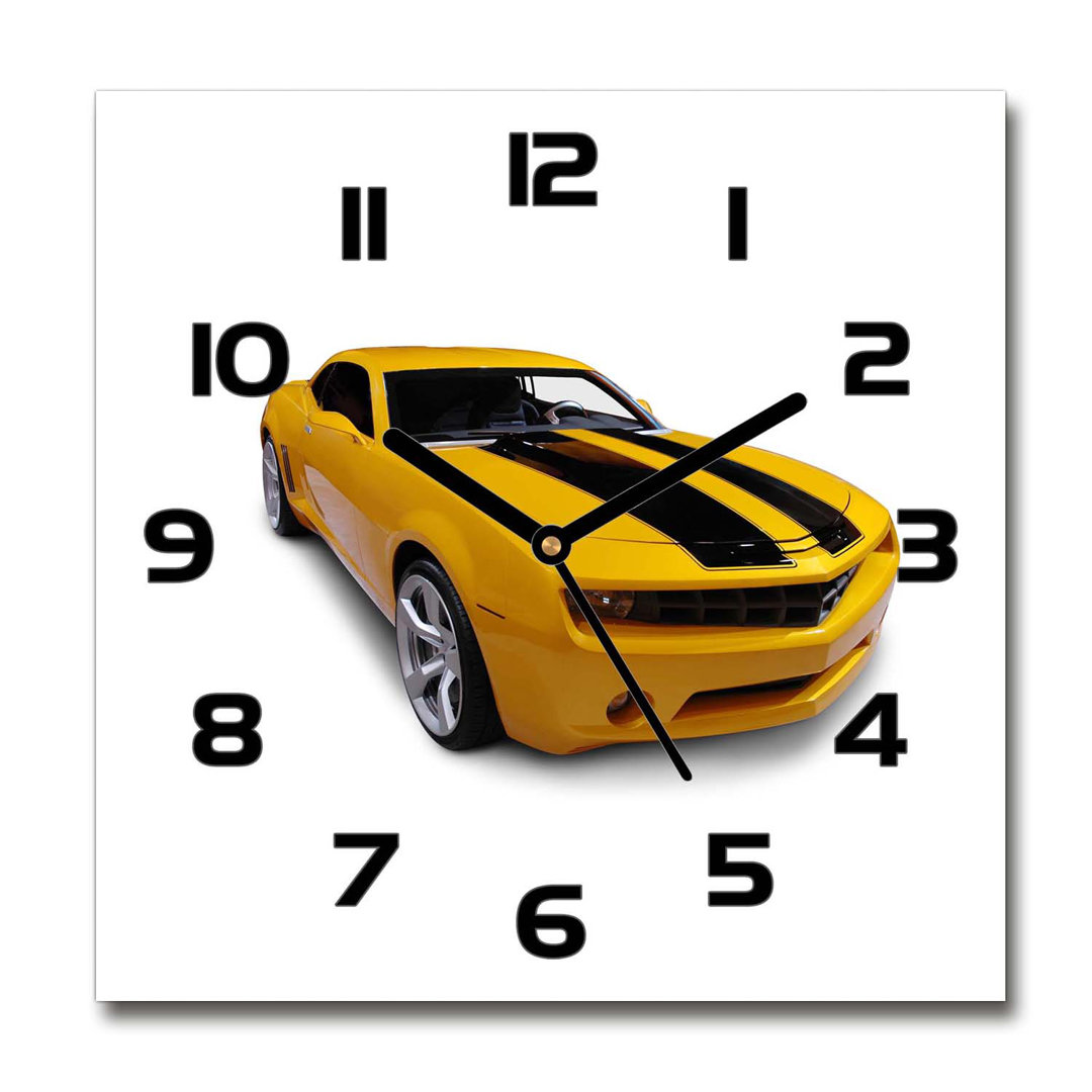 Analoge Wanduhr Sports Car 60 cm Geräuschlos