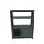 Bibliothèque moderne et industrielle, vert et noir, 23,6 po x 31,5 po x 11,6 po | 100% panneau de particules enduit de mélamine, épaisseur: 0,7 pouce | Solution de rangement élégante pour la maison ou le bureau, design durable et élégant, parfaite pour exposer des livres et des décorations-325229476