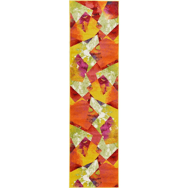 Tanguay Abstract Indoor Rug, Runner 2'7" x 10'