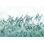 Murale florale pelez et collez - Oreilles bleues de blé