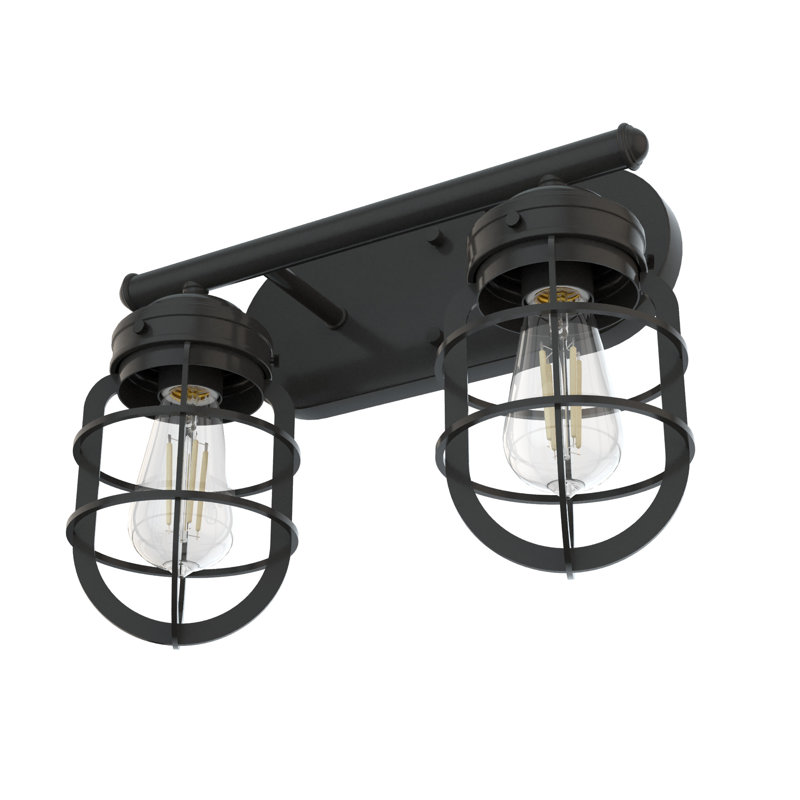 Starklake 2 - Light Dimmable Black Vanity Light, Noble Bronze