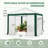 10 x 10 FT Outdoor Portable Walk-In Hobby Greenhouse, Flower House-116302488