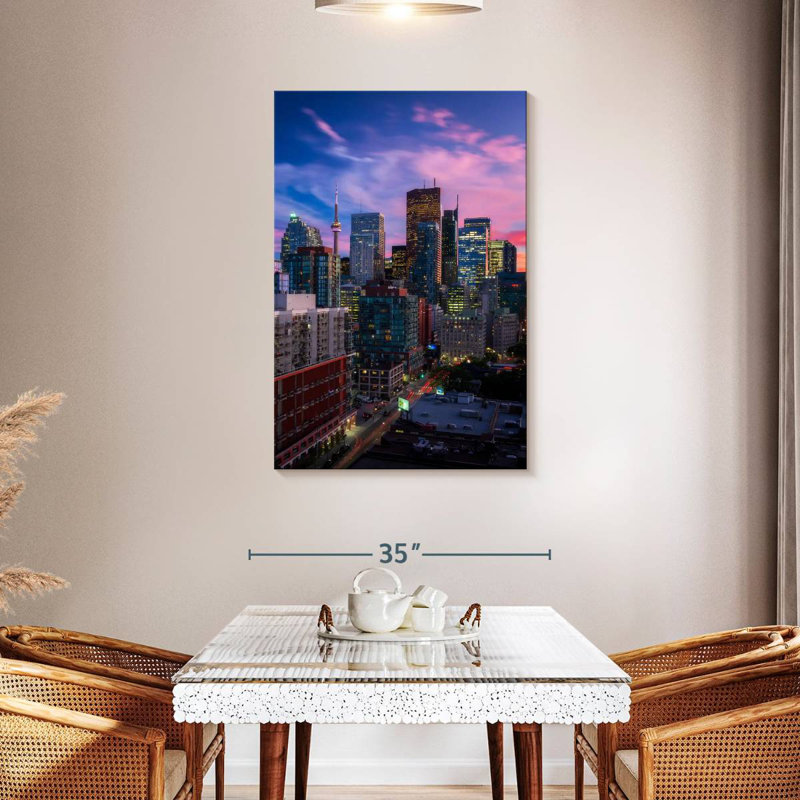 Sireci Toronto Twilight Sky, 45" H x 30" W