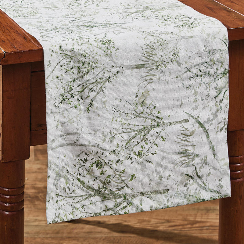 Brookgreen Green Forest Table Runner 13", 54" L x 13" W