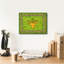 Bungalow Bungalow «Hanukah Menorah On Green» par Andrea Strongwater, art mural sur toile-1099378416