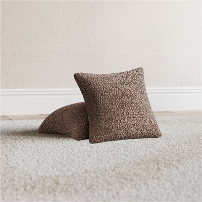 Housse extensible pour coussin décoratif - Style italien et qualité supérieure - Collection CottonRich (ensemble de 2)