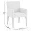 Chaise avec accoudoirs rembourrée Meria