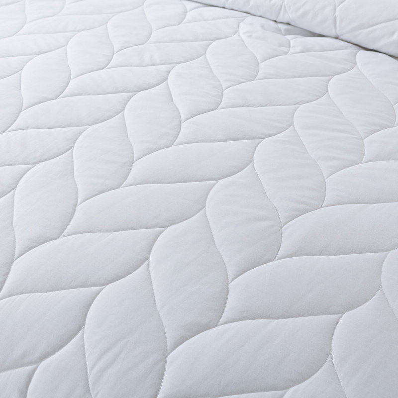 Full White Cotton Feather Fill Blanket