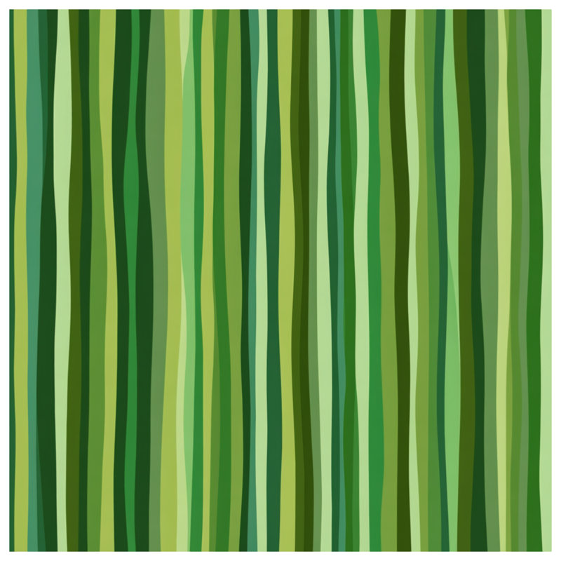 Housse de couette Green Stripes, Très grand lit
