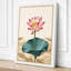 Lotus in Bloom Botanical - Wrapped Canvas-967492424-967492426