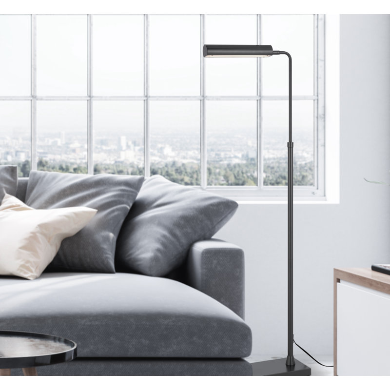 Anarita 58'' LED Task Floor Lamp, Black