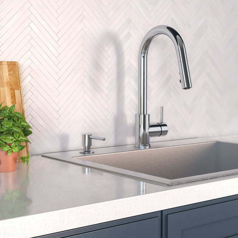 Soap Dispenser, Polished Chrome