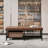 Eleonore 55.5'' Wide Leather Upholstered Bench with Storage Box