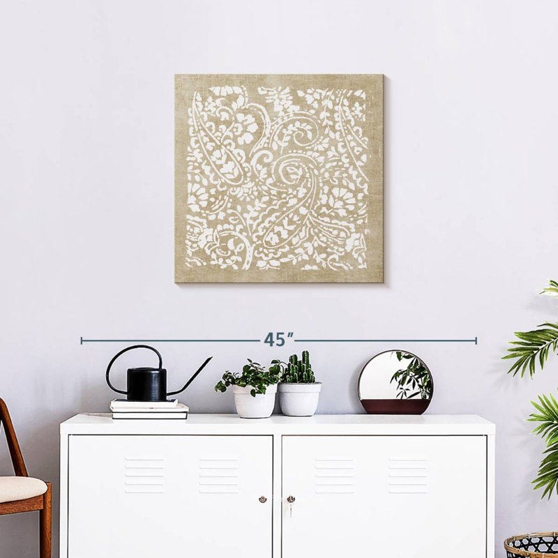Kerner Venetian Lace I, 24" H x 24" W