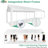 20x30 Party Tent Heavy Duty, Galvanized Wedding Tent, Event Shelter Tent for Parties, Large Outdoor Gazebo with Removable Sidewall & Built-in Sandbag