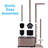 Blue Donuts Metal Toilet Brush Set-94453079