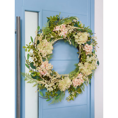 Faux Mistletoe 80cm Wreath