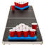 GoPong N-Ice Rack Freezable Beer Pong Rack Set, Includes 2-Racks, 3-Balls and Rules