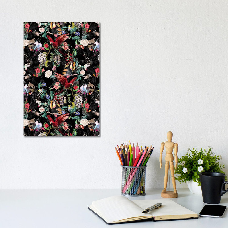 Papagan Ve Uzun Burun by Burcu Korkmazyurek - Gallery-Wrapped Canvas Giclée on Canvas, 20.32 cm H x 30.48 cm W, No Frame