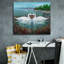 Toile épique «Eye to Eye» par Campbell Frost, 30 po x 26 po