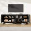 Meuble télé l 63 po avec tablette réglable-1635705794