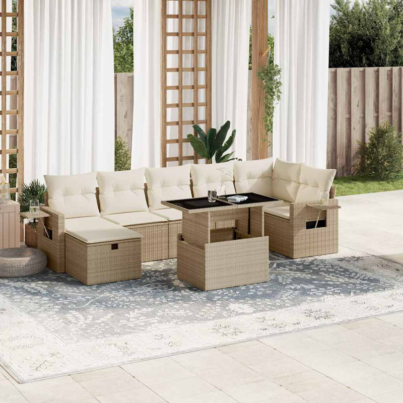 Ensemble de canapé de jardin Vidaxl