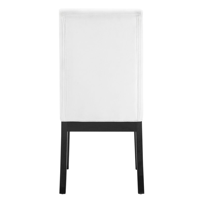 Donny Extendable Dining Set, White, 5 Pieces: Table, 4 Chairs