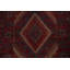 Tapis de couloir unique en laine 8 pi 2 po x 2 pi 0 po rouge
