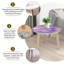 Ensemble de 2 tables gigognes Triangle Nesting
