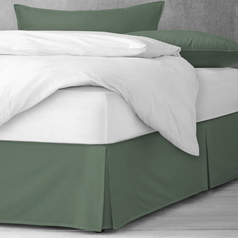 Jupe de lit double 15 po Elbasan, Très grand californien, 18", Doré