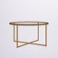 Table basse avec pieds croisés Wasser-2074167014