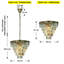 Alax Mid-Century Modern Crystal Chandelier for Dining room-422329-422331-422330