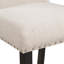 Table de salle à manger 5 pièces en faux marbre avec 4 coussins épais