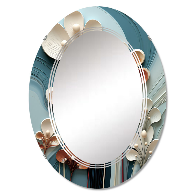 Wilta - Modern Wall Mirror Oval, 30 po x 20 po