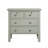 4-Drawer Storage Nightstand in Antique Gray with French Dovetail Construction and Faux Keyhole Accents for Elegant Bedrooms-614804559
