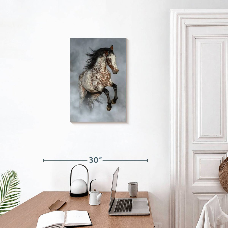 Brampt brumeux Appaloosa, H 24 po x l 16 po