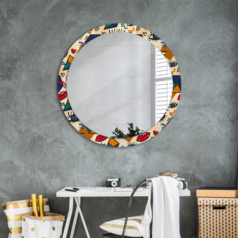 Huldar Glass Flat Wall Mirror