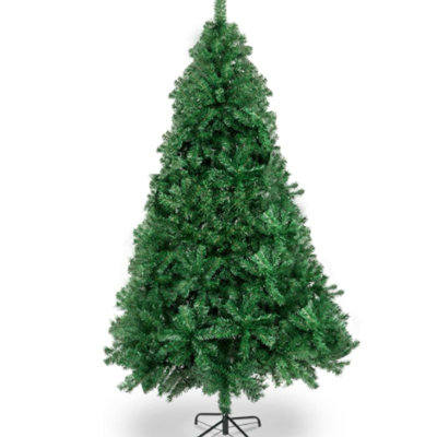 5 pi Arbre de Noël artificiel vert en PVC avec 500 branches